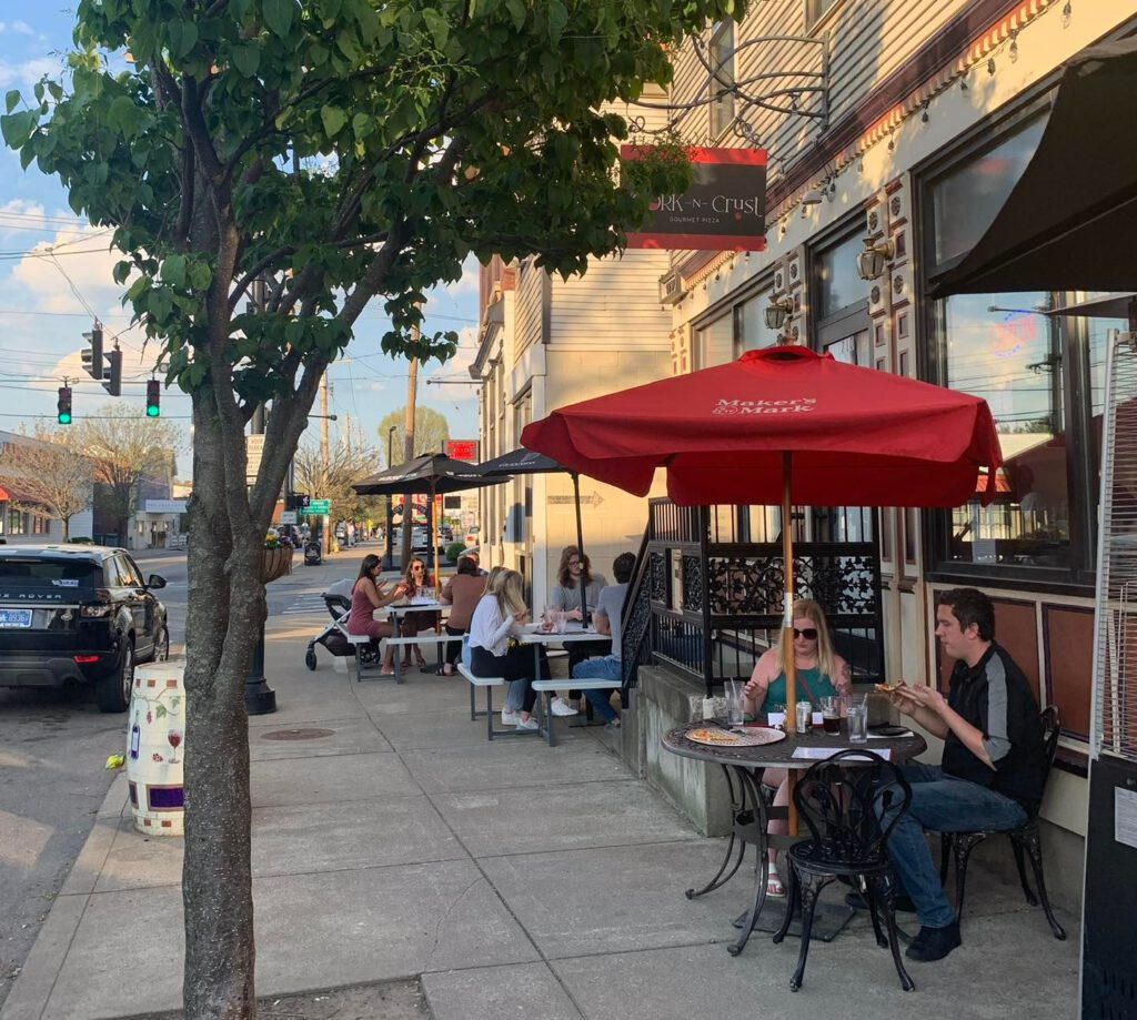 Cork N Crust Front Walk